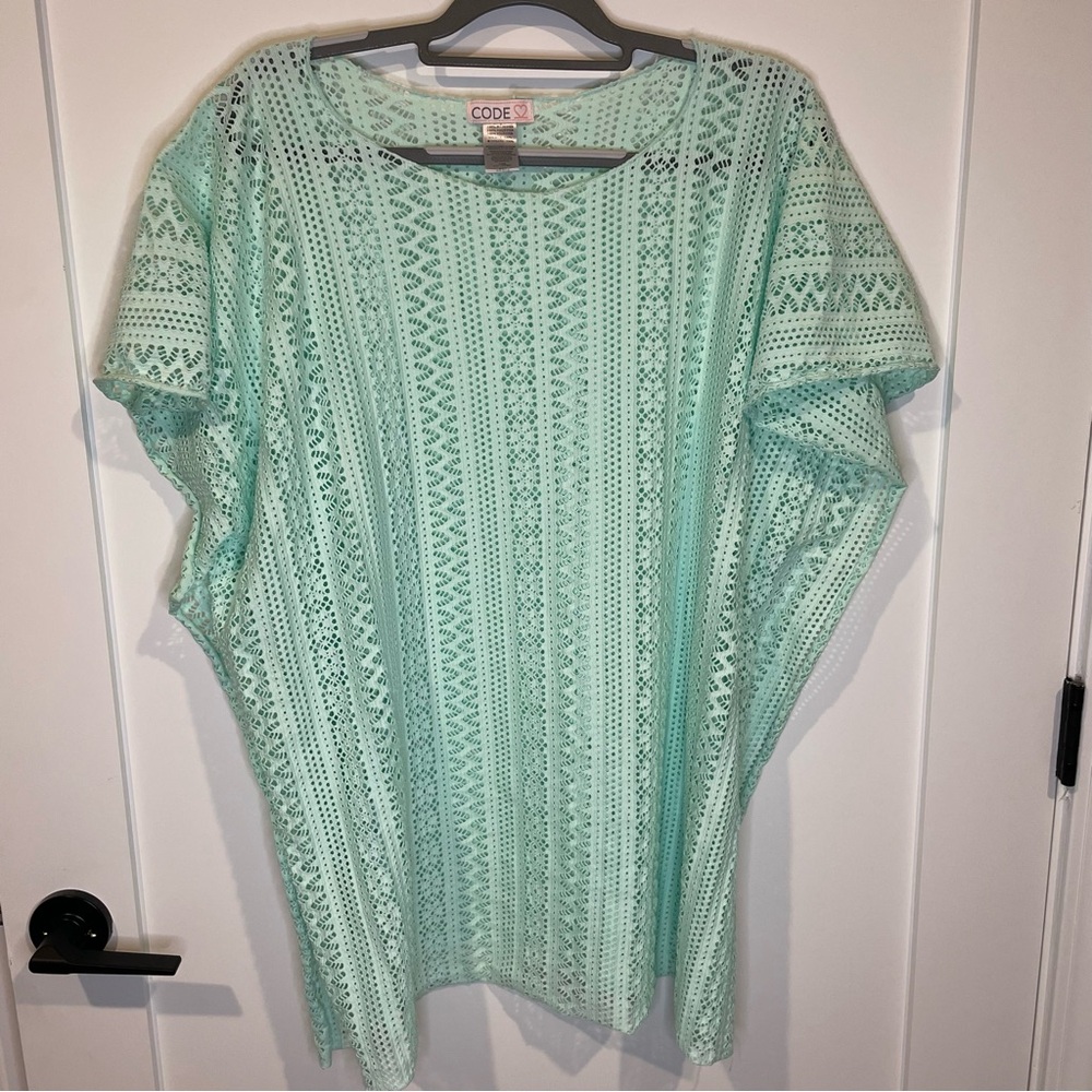 Swim Cover up mint green